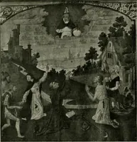 Picture 147 of 244 from L'art religieux de la fin du moyen âge en France; étude sur l'iconographie du moyen âge et sur ses sources d'inspiration; (1908), leaf 343