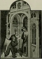 An illustration from L'art religieux de la fin du moyen âge en France; étude sur l'iconographie du moyen âge et sur ses sources d'inspiration; (1908)
