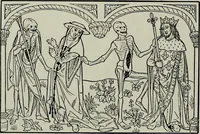An illustration from L'art religieux de la fin du moyen âge en France; étude sur l'iconographie du moyen âge et sur ses sources d'inspiration; (1908)
