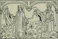 An illustration from L'art religieux de la fin du moyen âge en France; étude sur l'iconographie du moyen âge et sur ses sources d'inspiration; (1908)