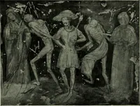 An illustration from L'art religieux de la fin du moyen âge en France; étude sur l'iconographie du moyen âge et sur ses sources d'inspiration; (1908)