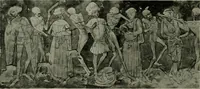 An illustration from L'art religieux de la fin du moyen âge en France; étude sur l'iconographie du moyen âge et sur ses sources d'inspiration; (1908)