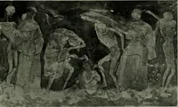An illustration from L'art religieux de la fin du moyen âge en France; étude sur l'iconographie du moyen âge et sur ses sources d'inspiration; (1908)