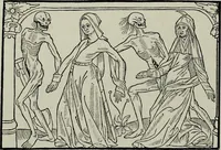 An illustration from L'art religieux de la fin du moyen âge en France; étude sur l'iconographie du moyen âge et sur ses sources d'inspiration; (1908)