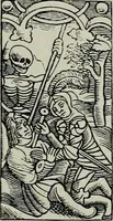An illustration from L'art religieux de la fin du moyen âge en France; étude sur l'iconographie du moyen âge et sur ses sources d'inspiration; (1908)