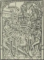 An illustration from L'art religieux de la fin du moyen âge en France; étude sur l'iconographie du moyen âge et sur ses sources d'inspiration; (1908)