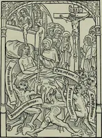 Picture 200 of 244 from L'art religieux de la fin du moyen âge en France; étude sur l'iconographie du moyen âge et sur ses sources d'inspiration; (1908), leaf 434