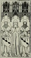 An illustration from L'art religieux de la fin du moyen âge en France; étude sur l'iconographie du moyen âge et sur ses sources d'inspiration; (1908)