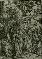 An illustration from L'art religieux de la fin du moyen âge en France; étude sur l'iconographie du moyen âge et sur ses sources d'inspiration; (1908)