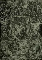 An illustration from L'art religieux de la fin du moyen âge en France; étude sur l'iconographie du moyen âge et sur ses sources d'inspiration; (1908)