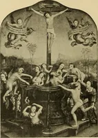 An illustration from L'art religieux de la fin du moyen âge en France; étude sur l'iconographie du moyen âge et sur ses sources d'inspiration; (1908)