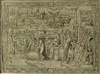An illustration from L'art religieux de la fin du moyen âge en France; étude sur l'iconographie du moyen âge et sur ses sources d'inspiration; (1908)