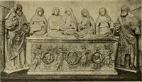 An illustration from L'art religieux de la fin du moyen âge en France; étude sur l'iconographie du moyen âge et sur ses sources d'inspiration; (1908)