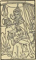 Picture 64 of 246 from L'art religieux de la fin du moyen âge en France; étude sur l'iconographie du moyen âge et sur ses sources d'inspiration; (1908), leaf 161