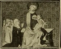 Picture 66 of 246 from L'art religieux de la fin du moyen âge en France; étude sur l'iconographie du moyen âge et sur ses sources d'inspiration; (1908), leaf 165