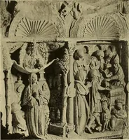Picture 96 of 246 from L'art religieux de la fin du moyen âge en France; étude sur l'iconographie du moyen âge et sur ses sources d'inspiration; (1908), leaf 242