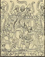 An illustration from L'art religieux de la fin du moyen âge en France; étude sur l'iconographie du moyen âge et sur ses sources d'inspiration; (1908)