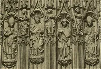 Picture 101 of 246 from L'art religieux de la fin du moyen âge en France; étude sur l'iconographie du moyen âge et sur ses sources d'inspiration; (1908), leaf 252