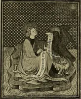An illustration from L'art religieux de la fin du moyen âge en France; étude sur l'iconographie du moyen âge et sur ses sources d'inspiration; (1908)