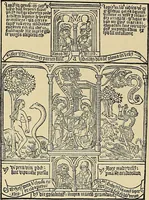 An illustration from L'art religieux de la fin du moyen âge en France; étude sur l'iconographie du moyen âge et sur ses sources d'inspiration; (1908)