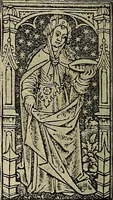 An illustration from L'art religieux de la fin du moyen âge en France; étude sur l'iconographie du moyen âge et sur ses sources d'inspiration; (1908)