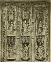 An illustration from L'art religieux de la fin du moyen âge en France; étude sur l'iconographie du moyen âge et sur ses sources d'inspiration; (1908)