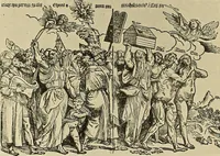 An illustration from L'art religieux de la fin du moyen âge en France; étude sur l'iconographie du moyen âge et sur ses sources d'inspiration; (1908)