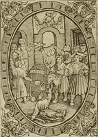 An illustration from L'art religieux de la fin du moyen âge en France; étude sur l'iconographie du moyen âge et sur ses sources d'inspiration; (1908)
