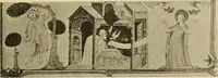 An illustration from L'art religieux de la fin du moyen âge en France; étude sur l'iconographie du moyen âge et sur ses sources d'inspiration; (1908)