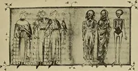 An illustration from L'art religieux de la fin du moyen âge en France; étude sur l'iconographie du moyen âge et sur ses sources d'inspiration; (1908)