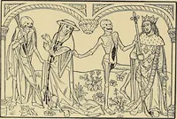 An illustration from L'art religieux de la fin du moyen âge en France; étude sur l'iconographie du moyen âge et sur ses sources d'inspiration; (1908)