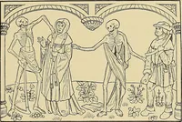 An illustration from L'art religieux de la fin du moyen âge en France; étude sur l'iconographie du moyen âge et sur ses sources d'inspiration; (1908)