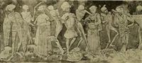An illustration from L'art religieux de la fin du moyen âge en France; étude sur l'iconographie du moyen âge et sur ses sources d'inspiration; (1908)