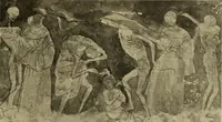 An illustration from L'art religieux de la fin du moyen âge en France; étude sur l'iconographie du moyen âge et sur ses sources d'inspiration; (1908)