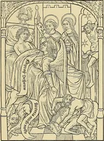 Picture 197 of 246 from L'art religieux de la fin du moyen âge en France; étude sur l'iconographie du moyen âge et sur ses sources d'inspiration; (1908), leaf 434