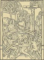 Picture 201 of 246 from L'art religieux de la fin du moyen âge en France; étude sur l'iconographie du moyen âge et sur ses sources d'inspiration; (1908), leaf 438