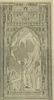 An illustration from L'art religieux de la fin du moyen âge en France; étude sur l'iconographie du moyen âge et sur ses sources d'inspiration; (1908)