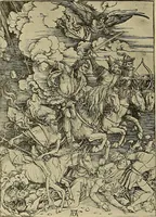 An illustration from L'art religieux de la fin du moyen âge en France; étude sur l'iconographie du moyen âge et sur ses sources d'inspiration; (1908)