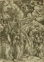 An illustration from L'art religieux de la fin du moyen âge en France; étude sur l'iconographie du moyen âge et sur ses sources d'inspiration; (1908)