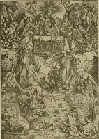 An illustration from L'art religieux de la fin du moyen âge en France; étude sur l'iconographie du moyen âge et sur ses sources d'inspiration; (1908)