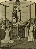 An illustration from L'art religieux de la fin du moyen âge en France; étude sur l'iconographie du moyen âge et sur ses sources d'inspiration; (1908)