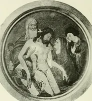 An illustration from L'art religieux de la fin du Moyen Age en France : étude sur l'iconographie du Moyen Age et sur ses sources d'inspiration (1922)