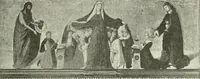 An illustration from L'art religieux de la fin du Moyen Age en France : étude sur l'iconographie du Moyen Age et sur ses sources d'inspiration (1922)