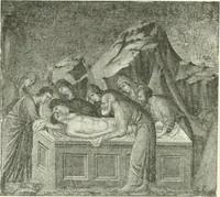 An illustration from L'art religieux de la fin du Moyen Age en France : étude sur l'iconographie du Moyen Age et sur ses sources d'inspiration (1922)