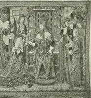 An illustration from L'art religieux de la fin du Moyen Age en France : étude sur l'iconographie du Moyen Age et sur ses sources d'inspiration (1922)