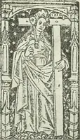 An illustration from L'art religieux de la fin du Moyen Age en France : étude sur l'iconographie du Moyen Age et sur ses sources d'inspiration (1922)