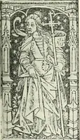 An illustration from L'art religieux de la fin du Moyen Age en France : étude sur l'iconographie du Moyen Age et sur ses sources d'inspiration (1922)