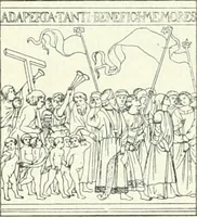 An illustration from L'art religieux de la fin du Moyen Age en France : étude sur l'iconographie du Moyen Age et sur ses sources d'inspiration (1922)