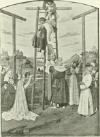 An illustration from L'art religieux de la fin du Moyen Age en France : étude sur l'iconographie du Moyen Age et sur ses sources d'inspiration (1922)