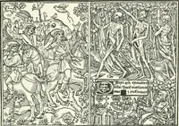 An illustration from L'art religieux de la fin du Moyen Age en France : étude sur l'iconographie du Moyen Age et sur ses sources d'inspiration (1922)